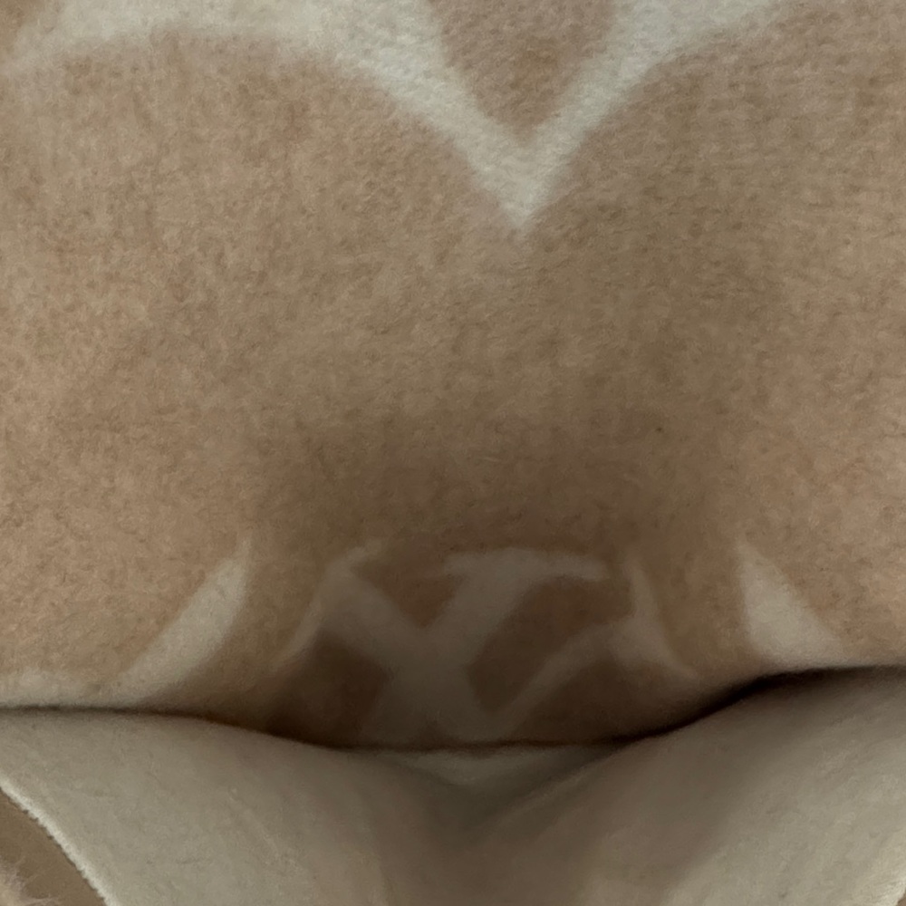 Louis Vuitton Tan and White Cold Reykjavik Monogram Scarf (NWOT) - Picture 6 of 11